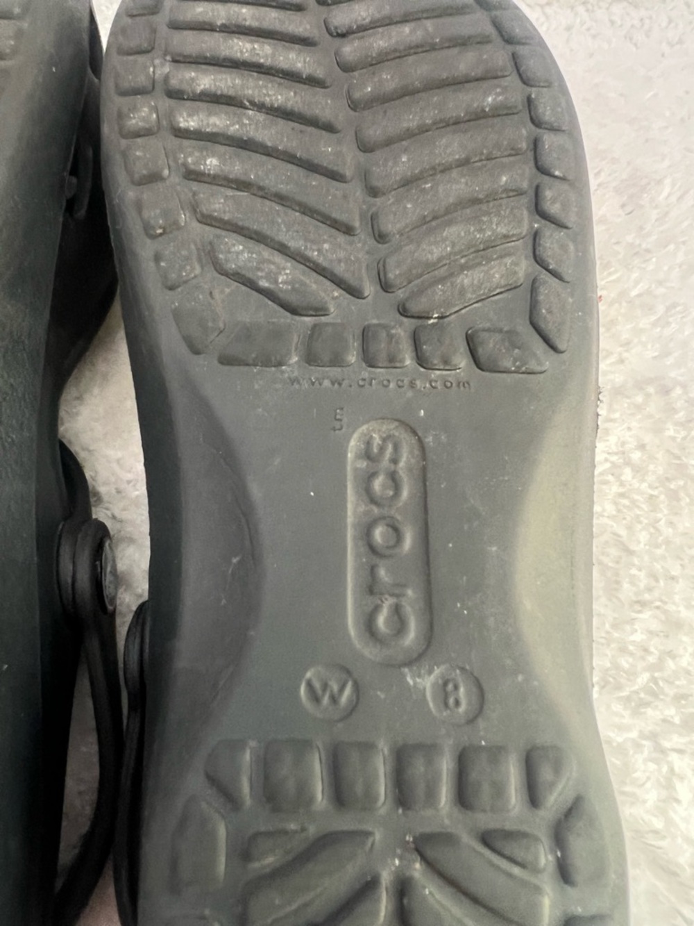 CROCS Black Women's Mary Jane Clog Mules - Picture 5 of 6